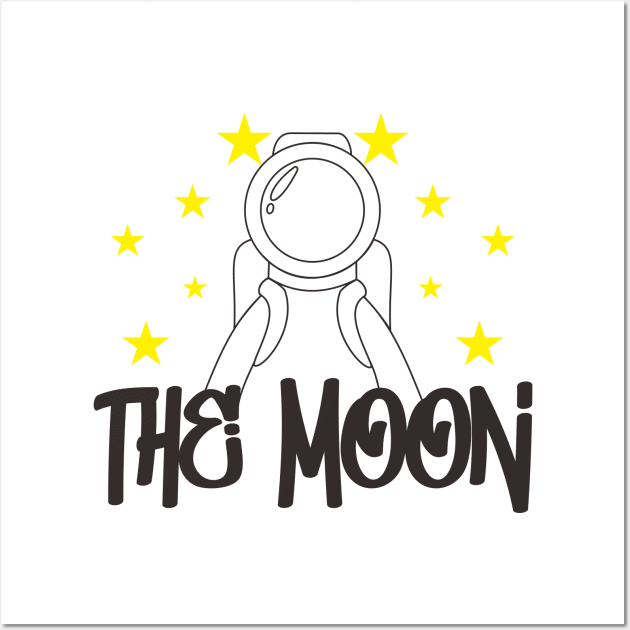 the moon Wall Art by ndhfa